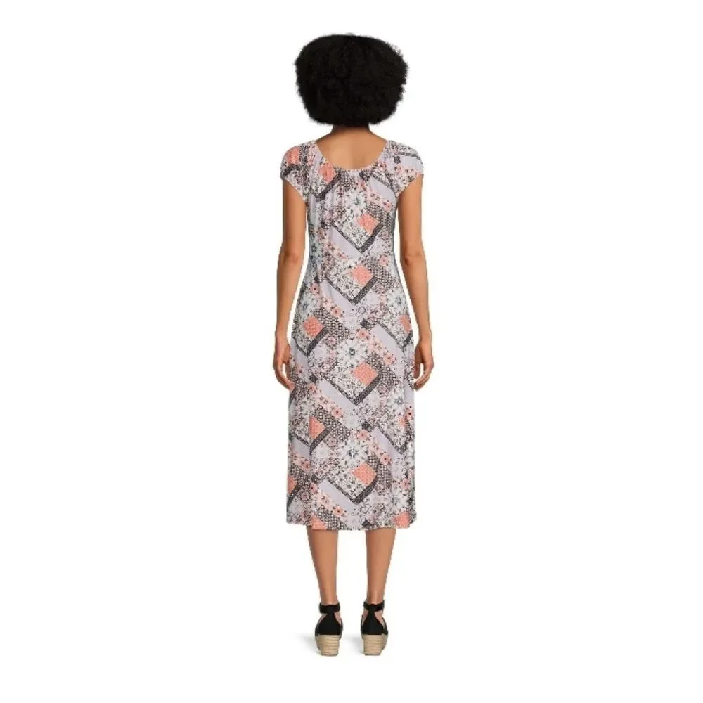 Women’s High Low Midi Floral Print Dress 2-Pack Size XS